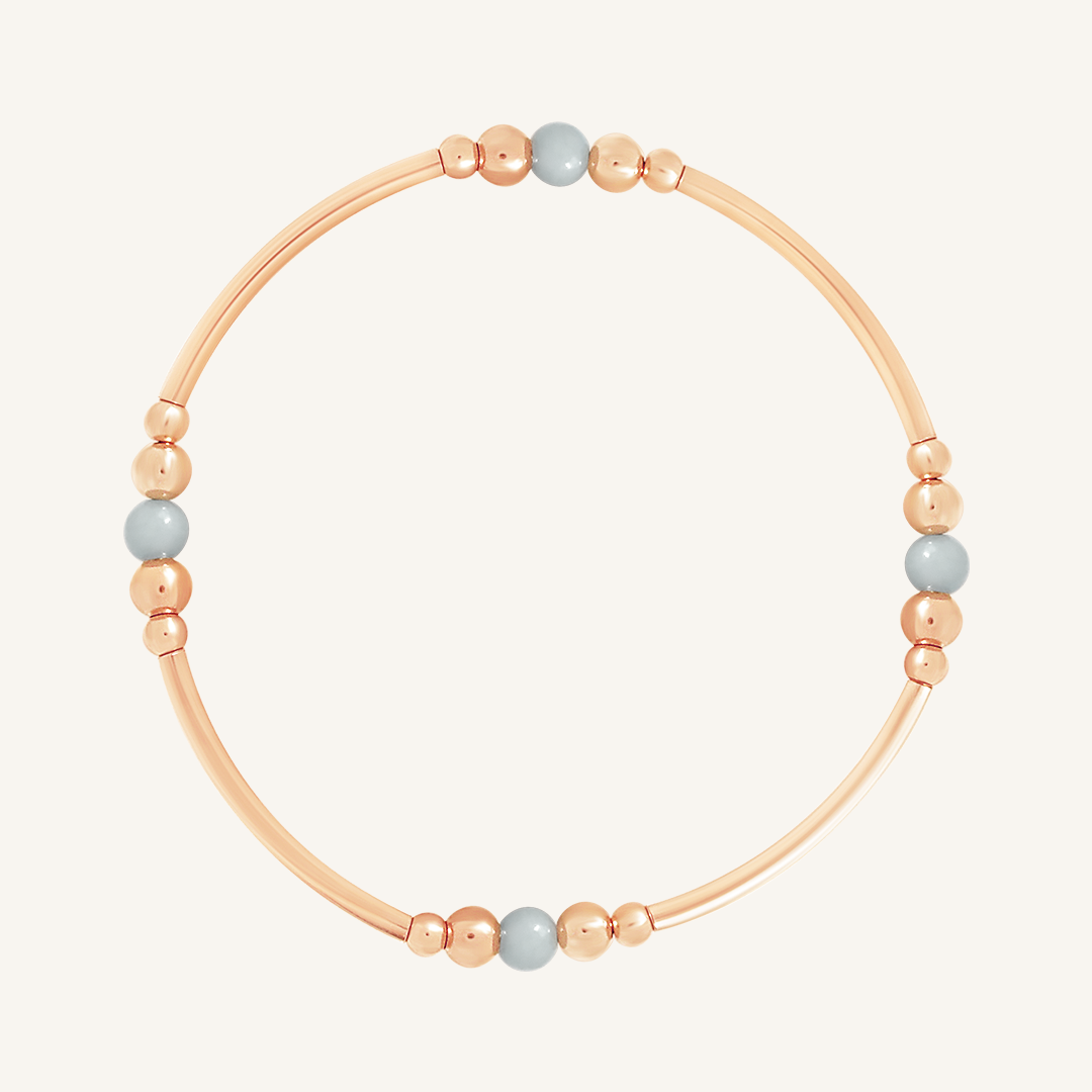 Angelite Ava Bracelet - Stone of Connection