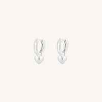 The  SILVER-Billie  Behold Plain Hoops by  Francesca Jewellery from the Earrings Collection.