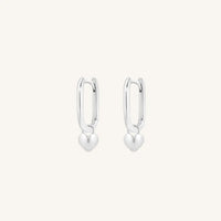 The  SILVER  Behold Marley Hoops by  Francesca Jewellery from the Earrings Collection.