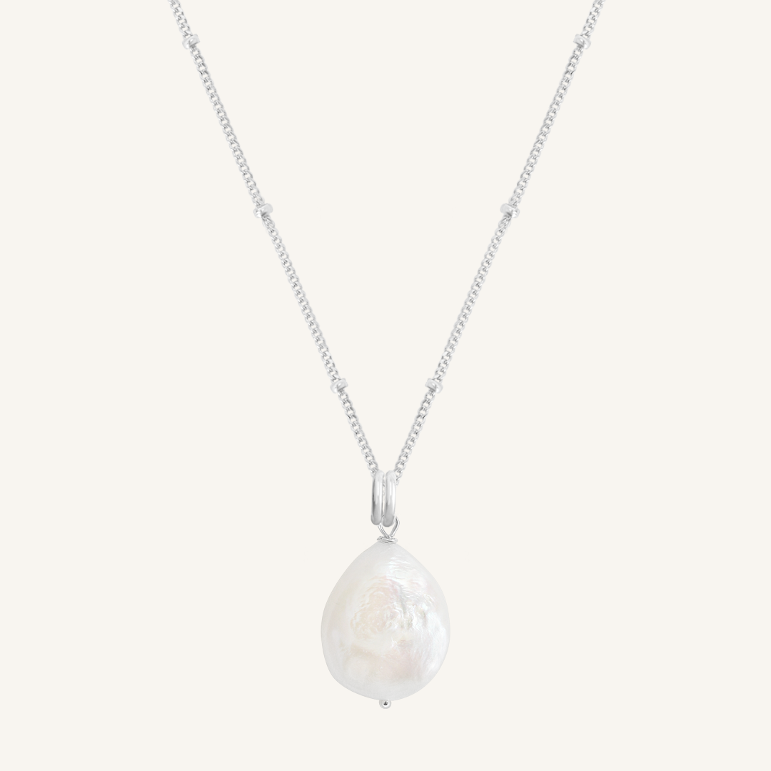 Capri Pearl Charm Necklace