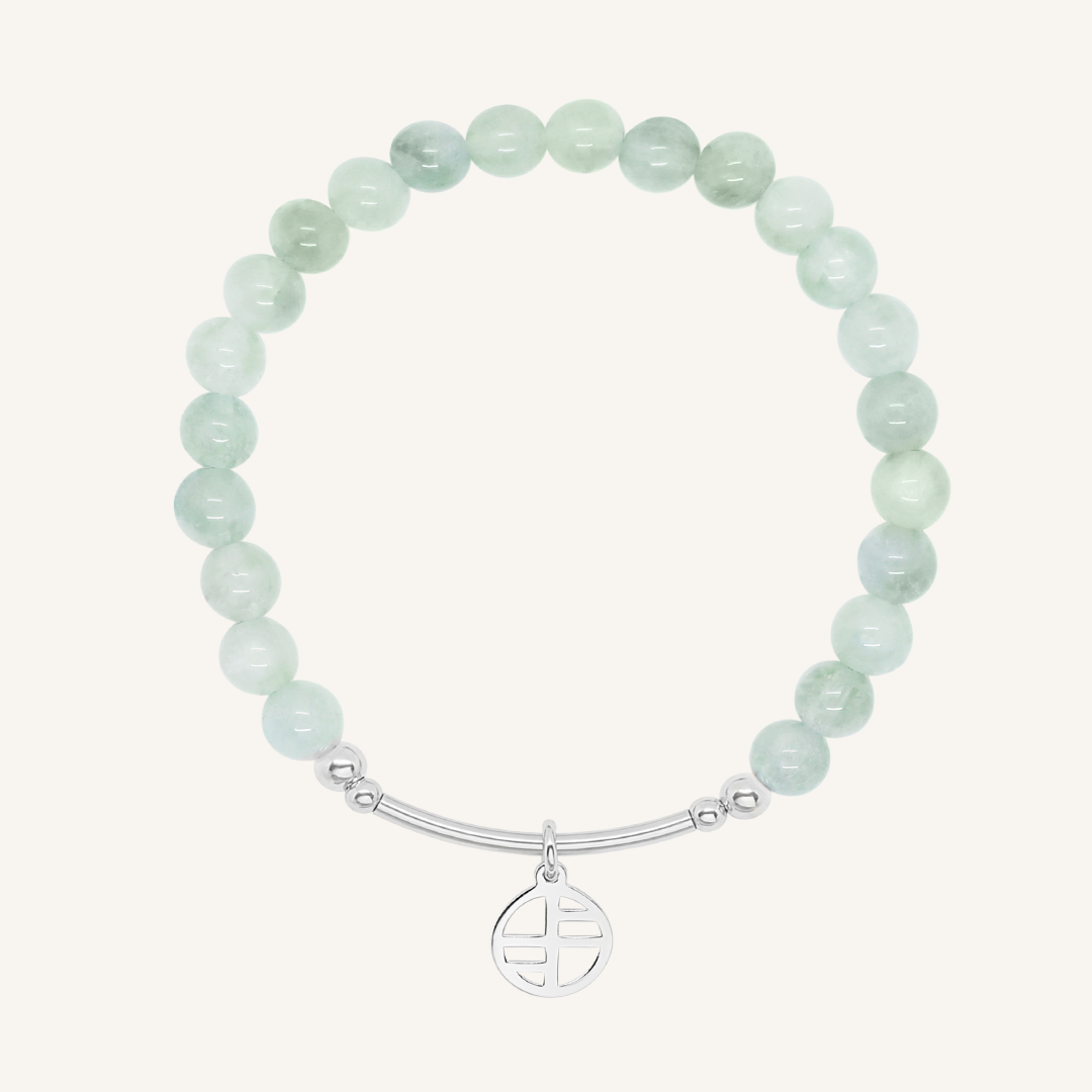 Amazonite Charm Bracelet - Stone of Courage