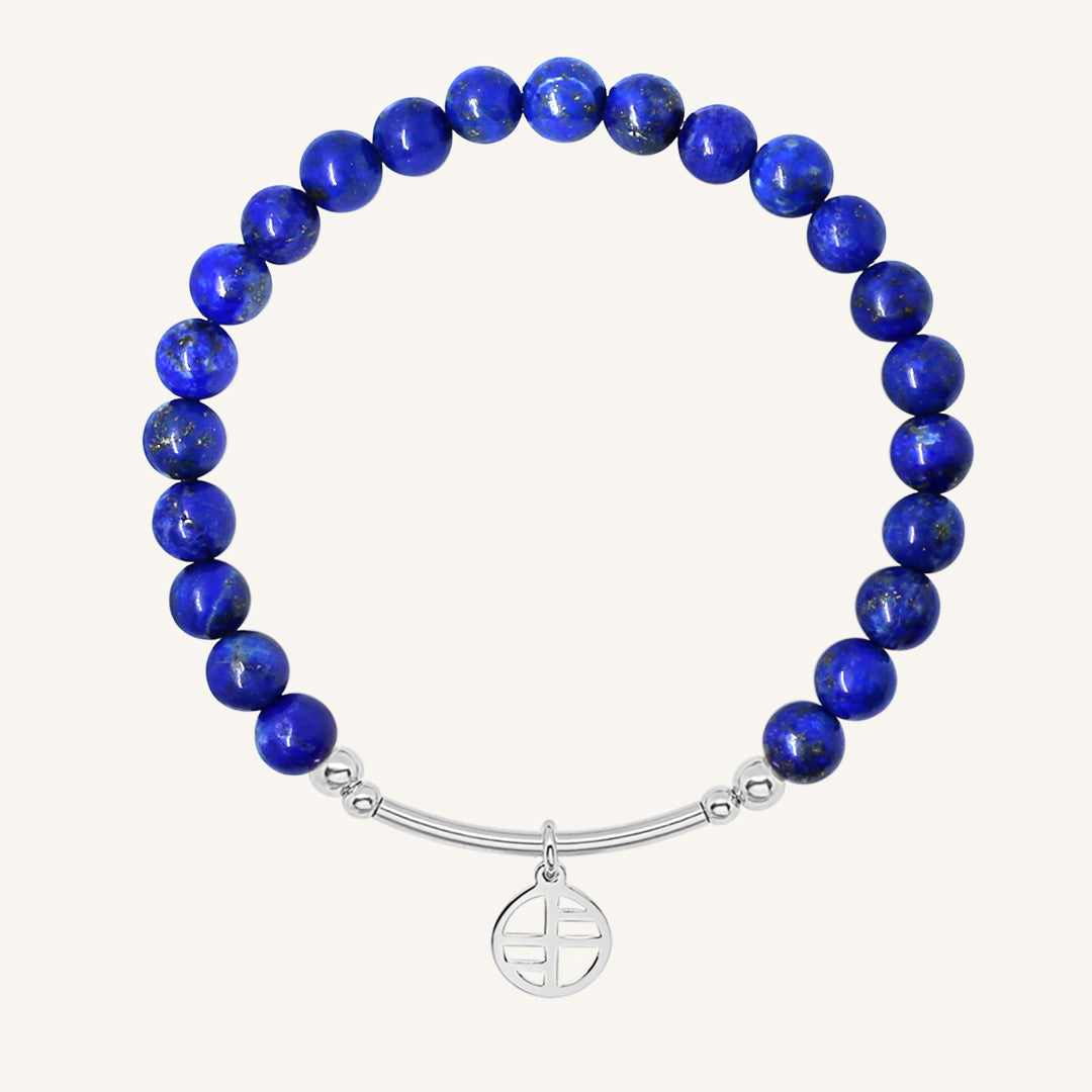 Lapis Charm Bracelet - Stone of Friendship