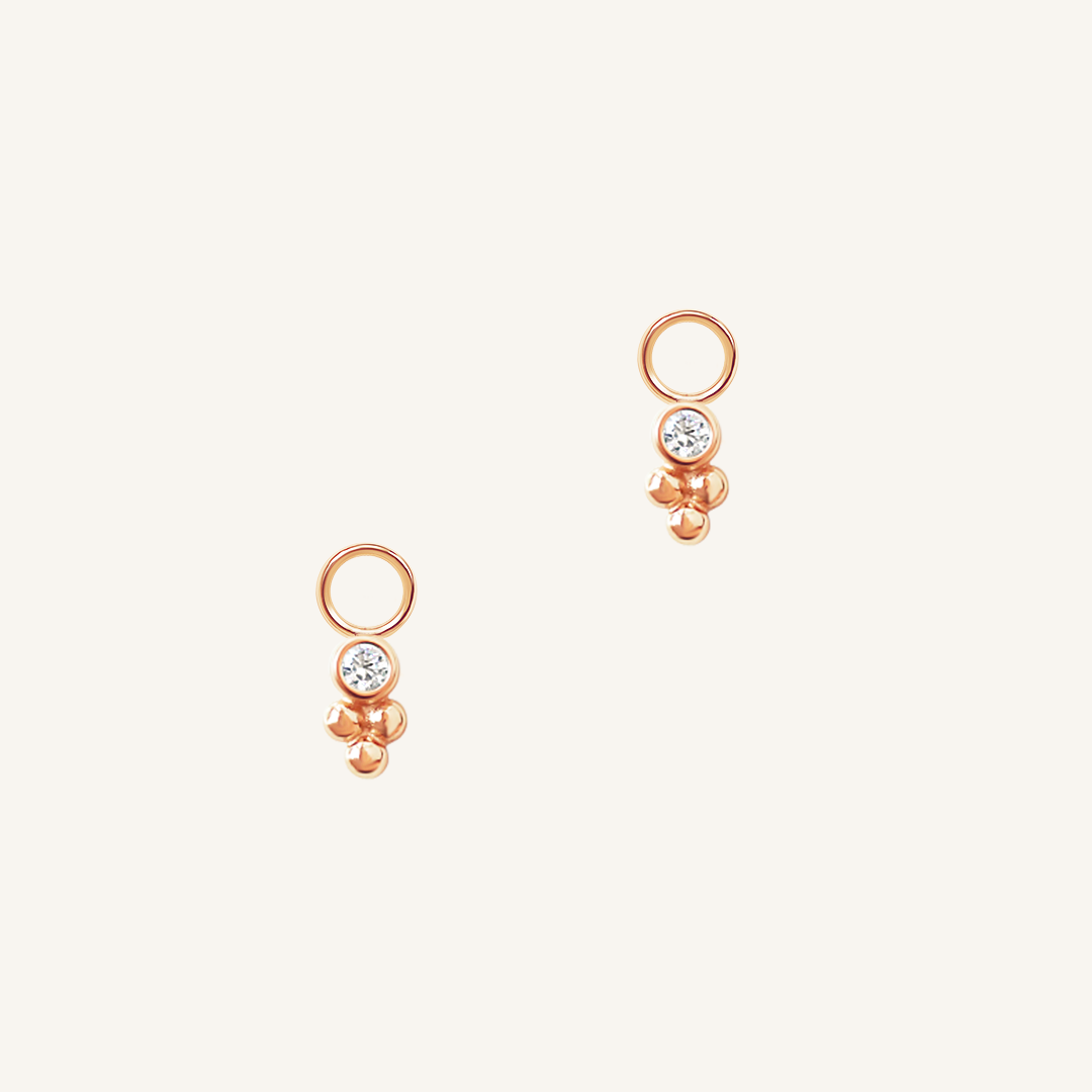 Clarity Hoop Charm (Set of 2)