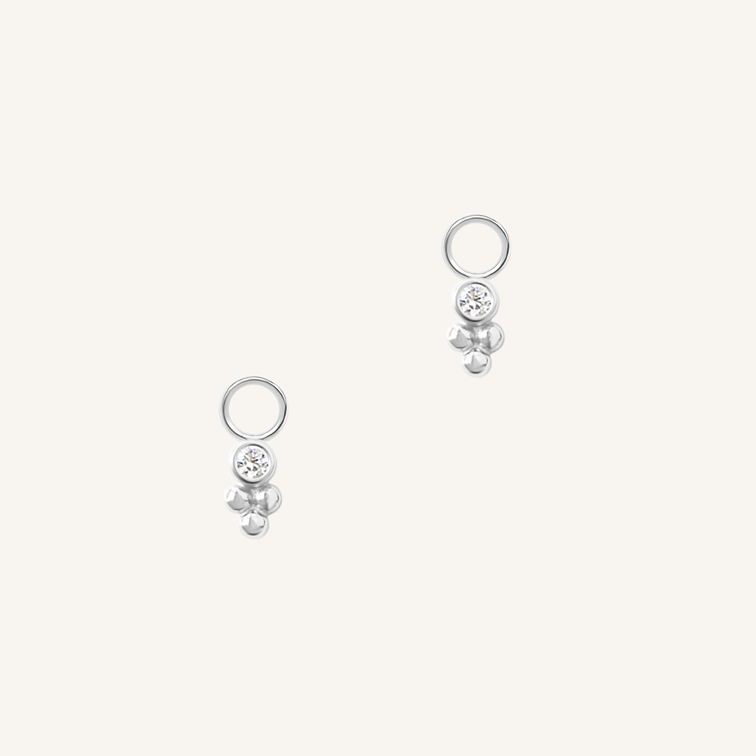 Clarity Hoop Charm (Set of 2)