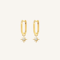 The  GOLD  Contentment Marley Hoops by  Francesca Jewellery from the Earrings Collection.