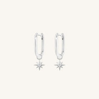 The  SILVER  Contentment Marley Hoops by  Francesca Jewellery from the Earrings Collection.