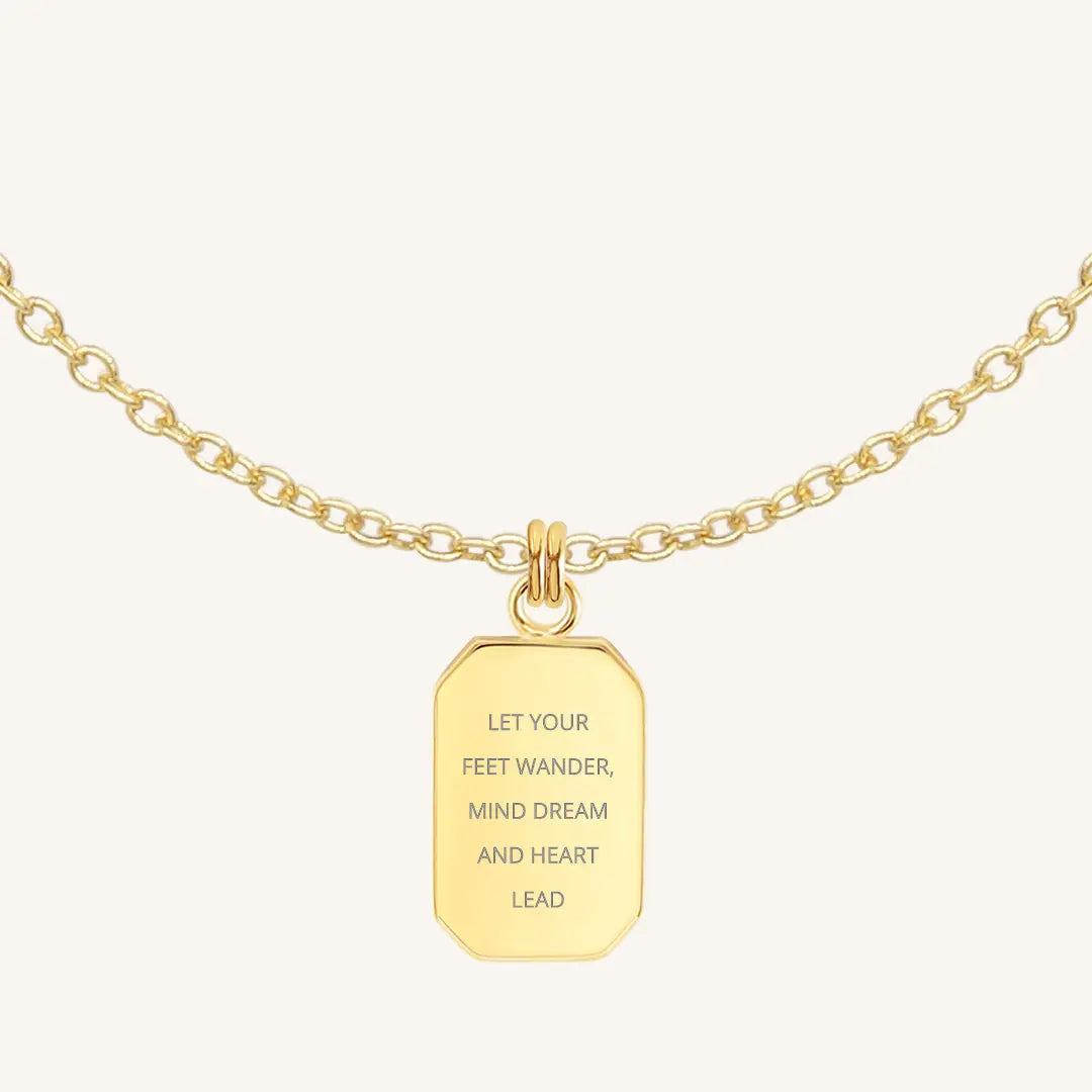 Etch Empower Necklace