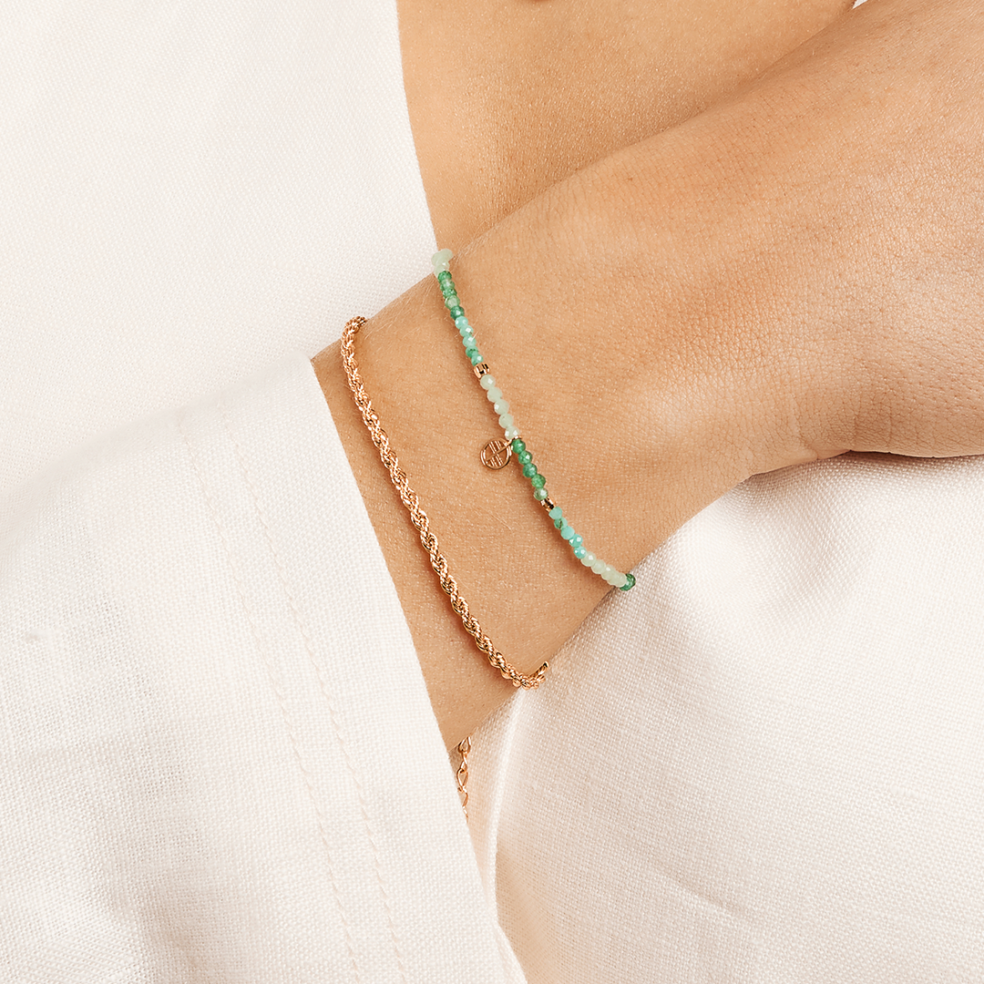 Aventurine Hue Bracelet - Stone of Opportunity