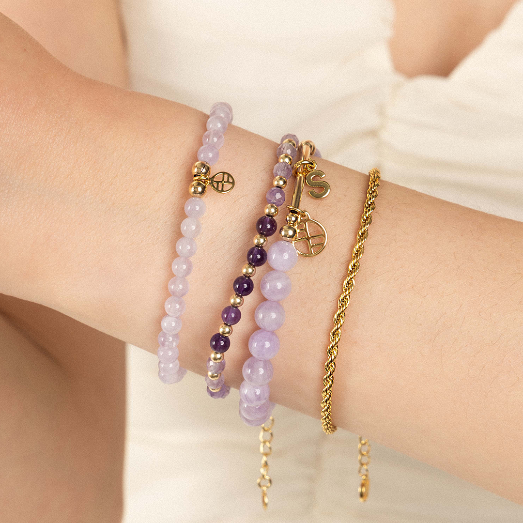 Amethyst Ombre Bracelet - Stone of Peace