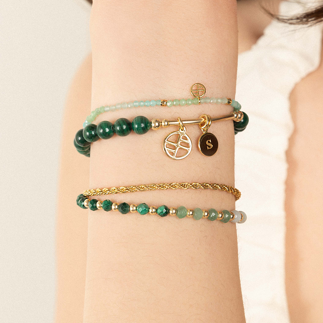 Aventurine Hue Bracelet - Stone of Opportunity