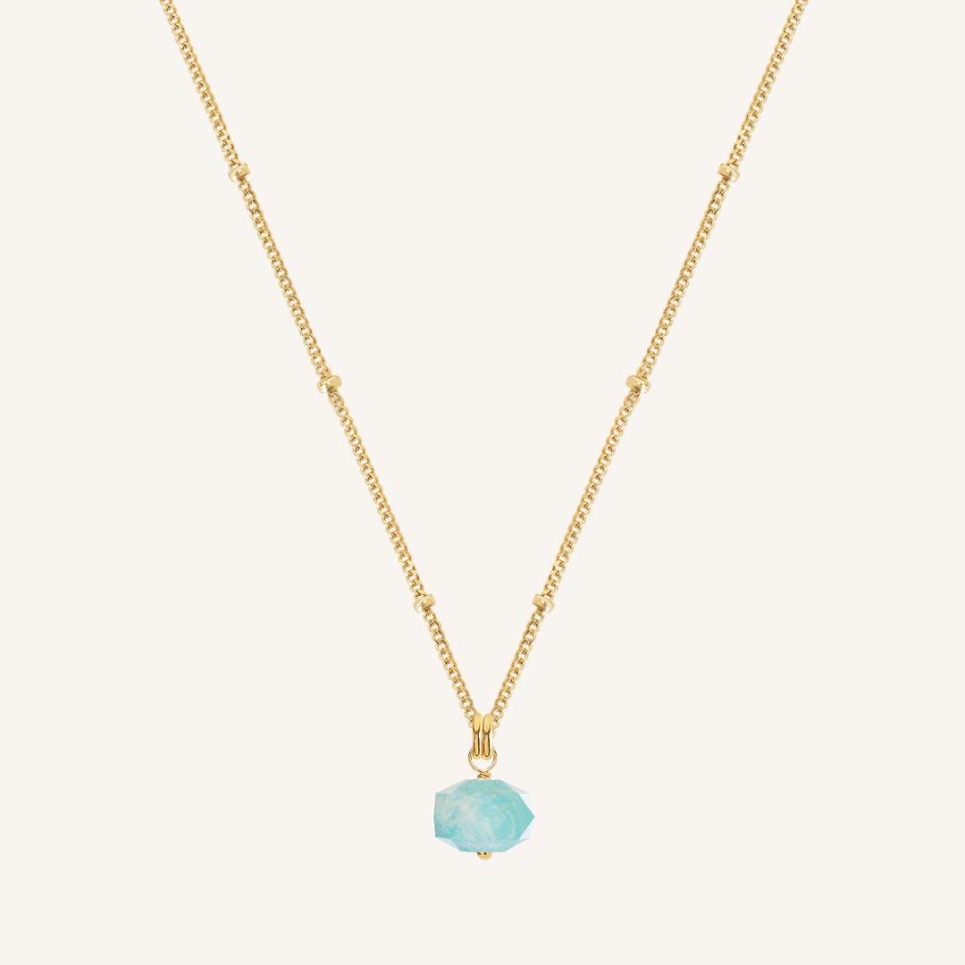 Opulent Amazonite Necklace - Stone of Courage