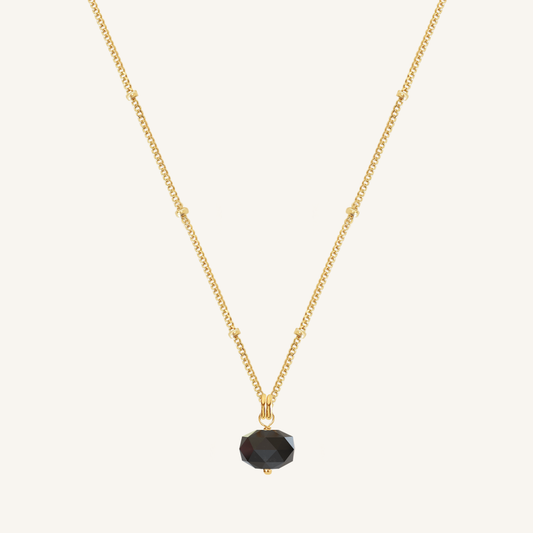 Opulent Black Spinel Necklace - Stone of Mindset