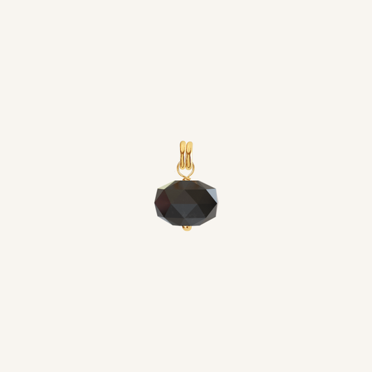 Opulent Black Spinel Charm - Stone of Mindset