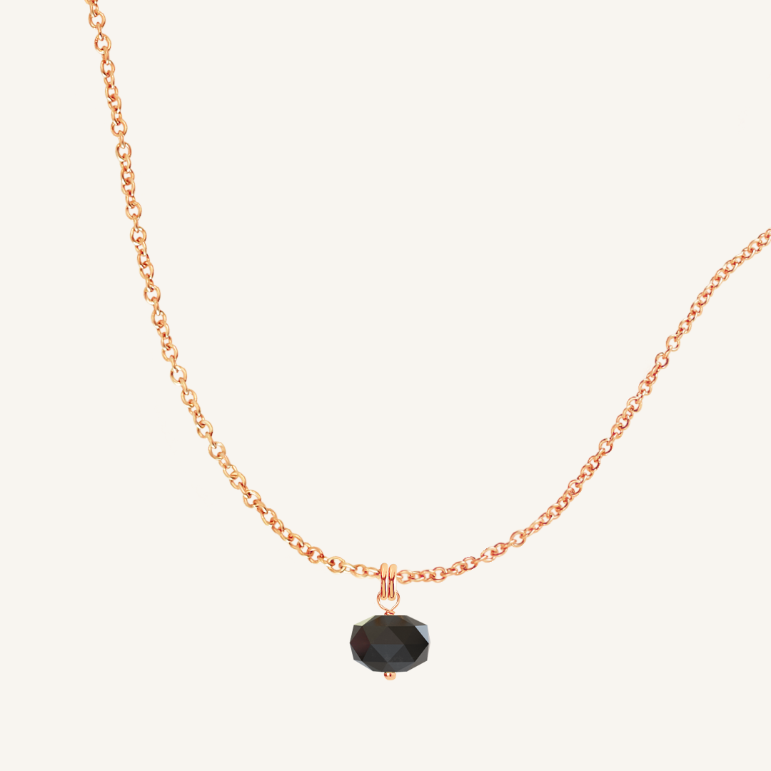 Opulent Black Spinel Necklace - Stone of Energy