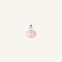 Opulent Morganite Charm - Stone of Joy