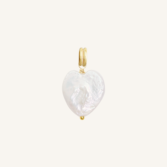 Heart Pearl Charm - Stone of Potential