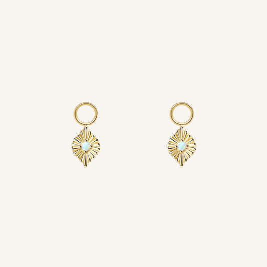 Pillar Hoop Charm (Set of 2)