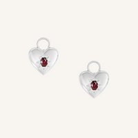 Rouge Hoop Charm (Set of 2)