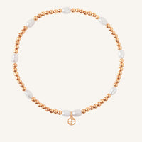 Sahara Stretchy Pearl Anklet - Stone of Potential