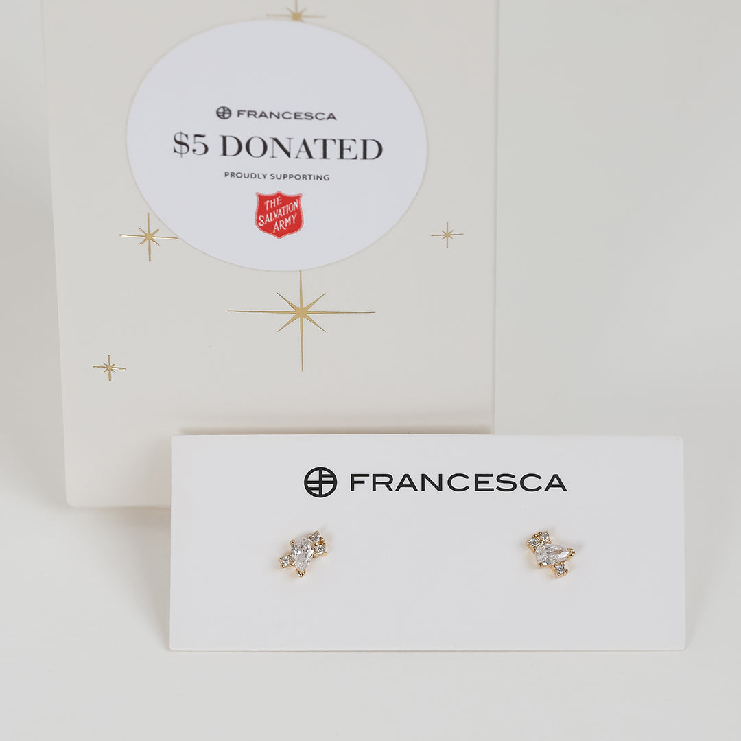 Awareness Christmas Bauble Studs - The Salvation Army