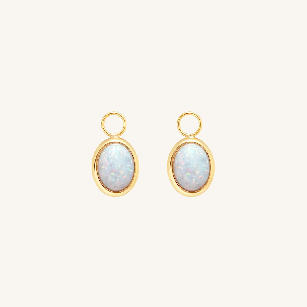 Shop Hoop Earrings With Charm Online in Australia | Francesca Jewellery