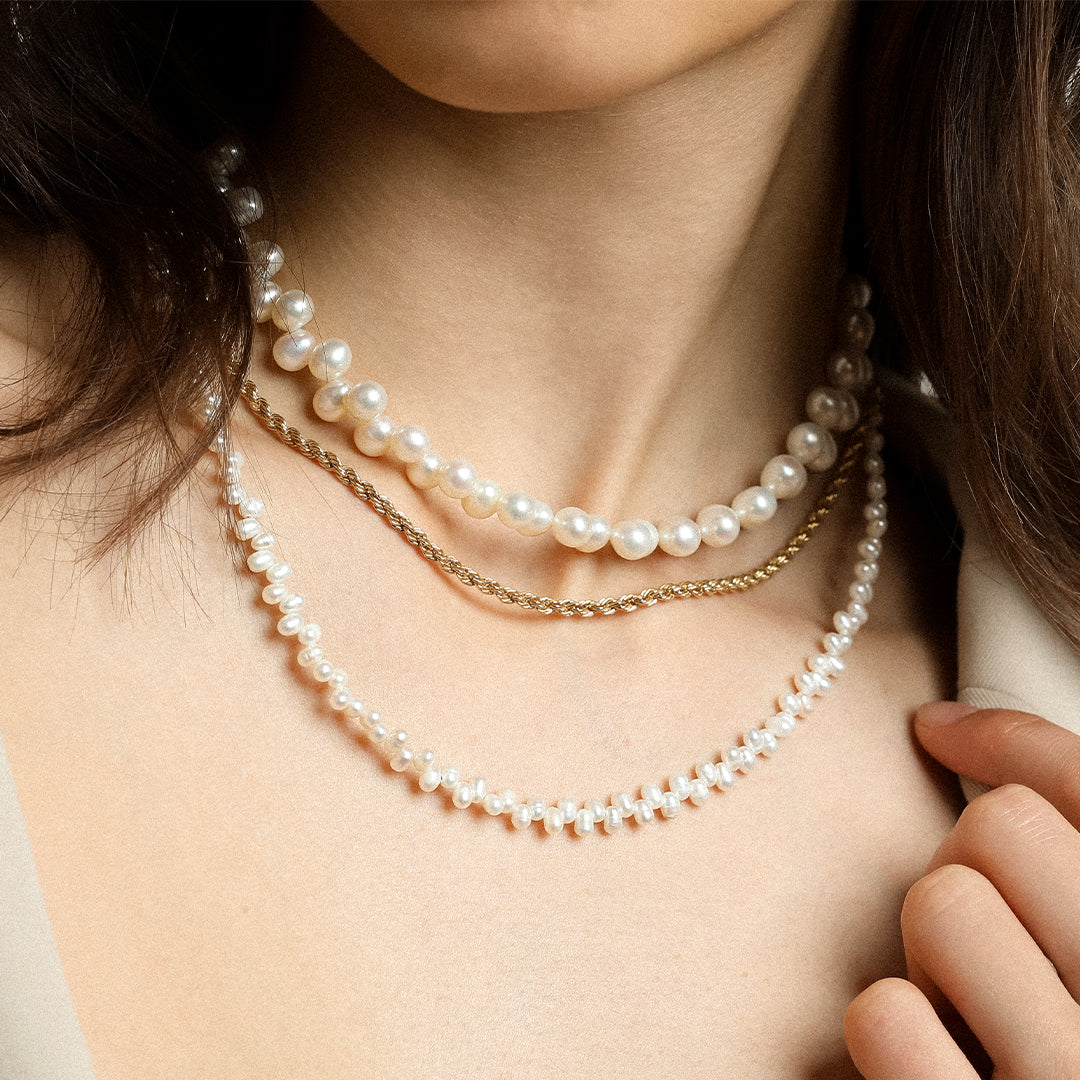 Aspen Pearl Necklace 3mm