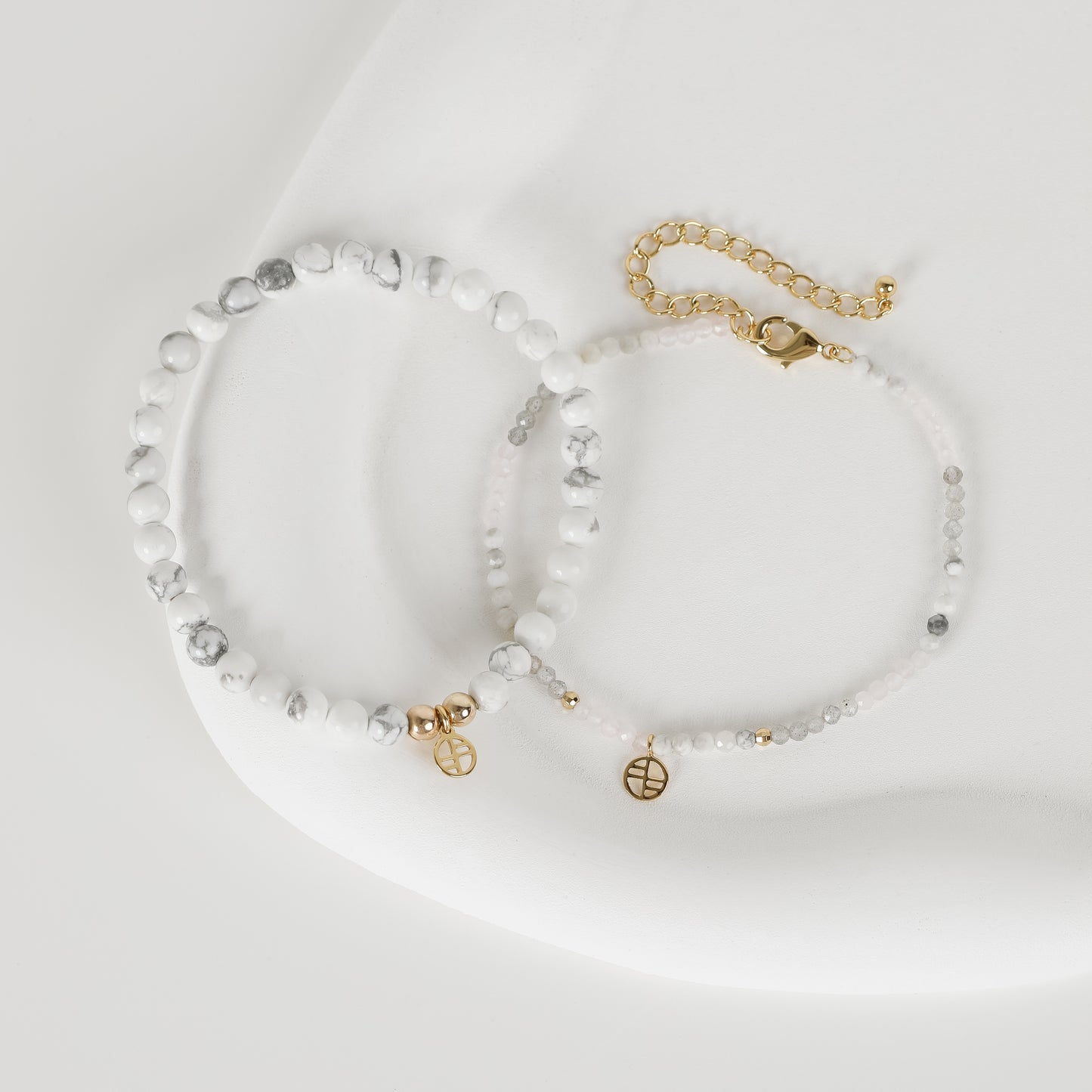 White Bracelet Duo