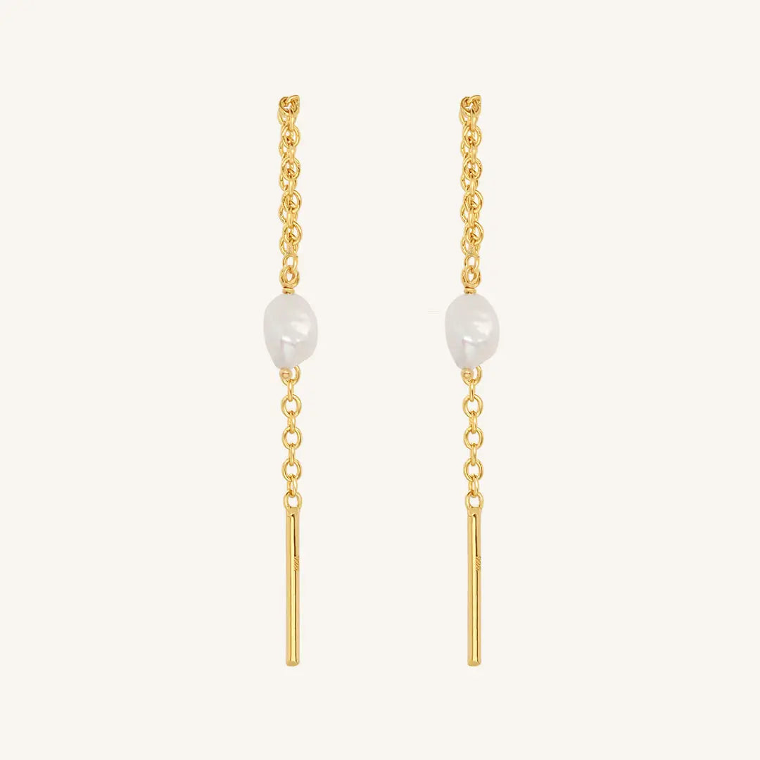 Thread earrings sales online shopping